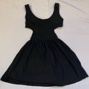 Brandy Melville Little Black dress side and back detail cutout size S